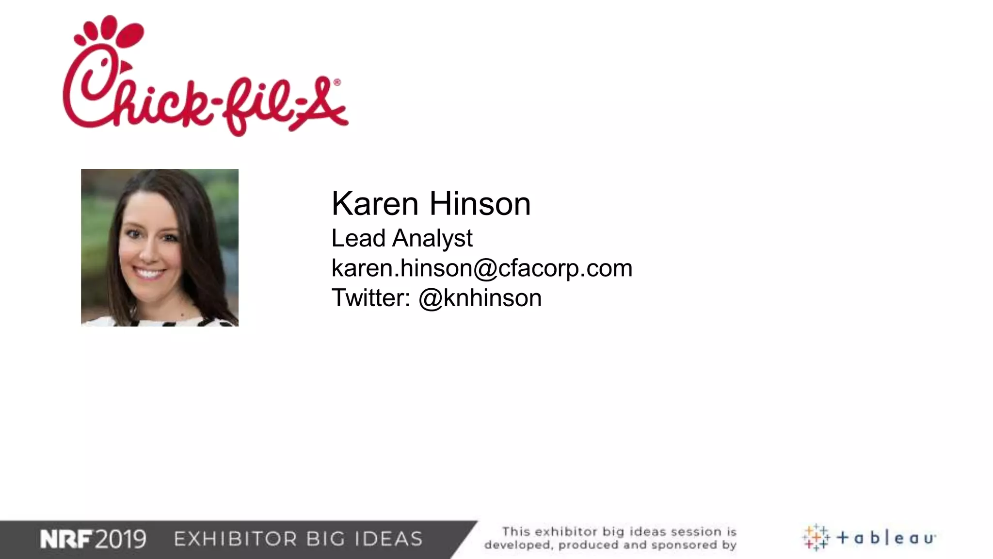 Chick-fil-A's Evolution Using Visual Analytics to Help Customers | PPTX