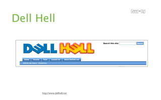 Dell Hell




      http://www.dellhell.net
 