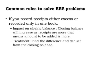 basics of bank reconcilation statement .ppt