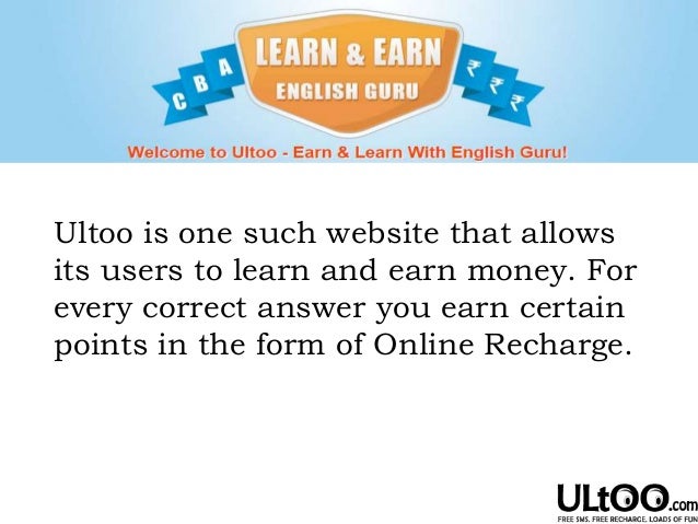 How Ultoo works For Free Mobile Recharge