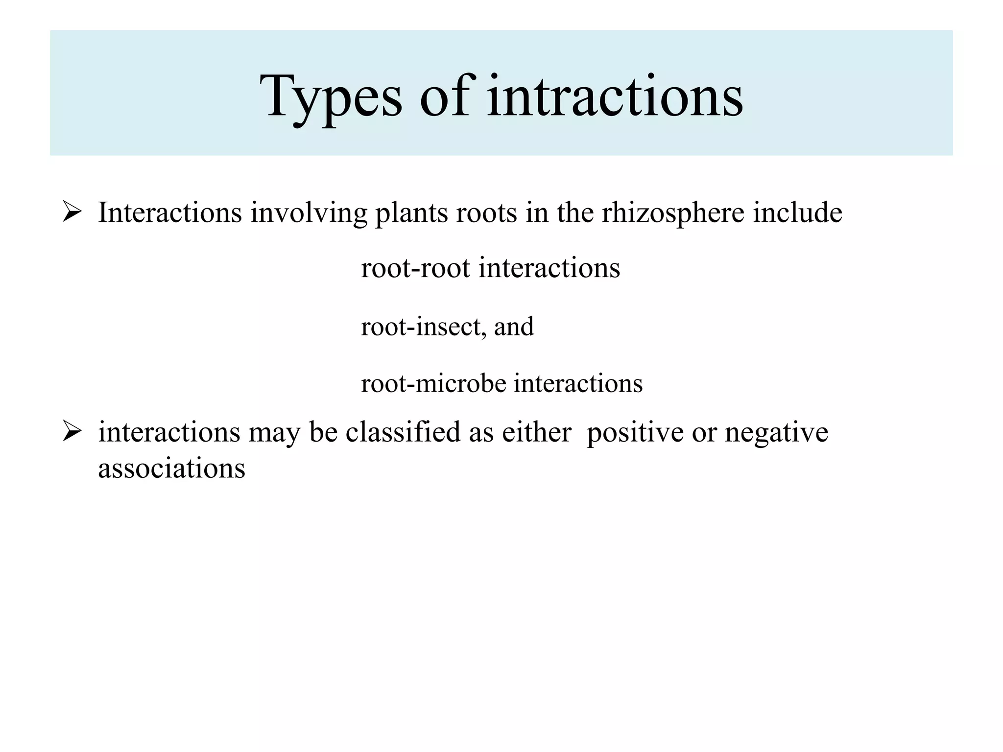 root microbial interaction for crop improvement seminar ppt | PPTX