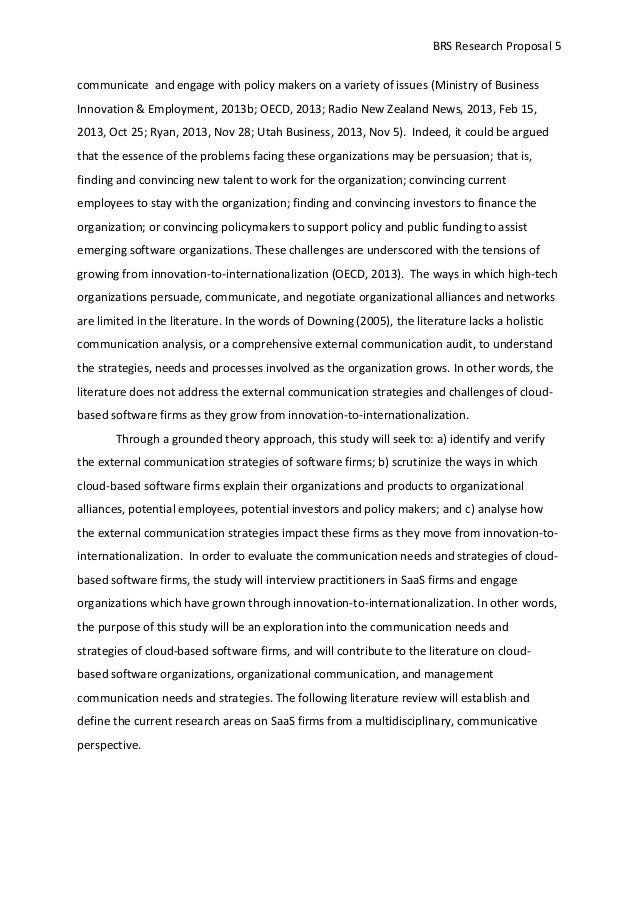proposal title page