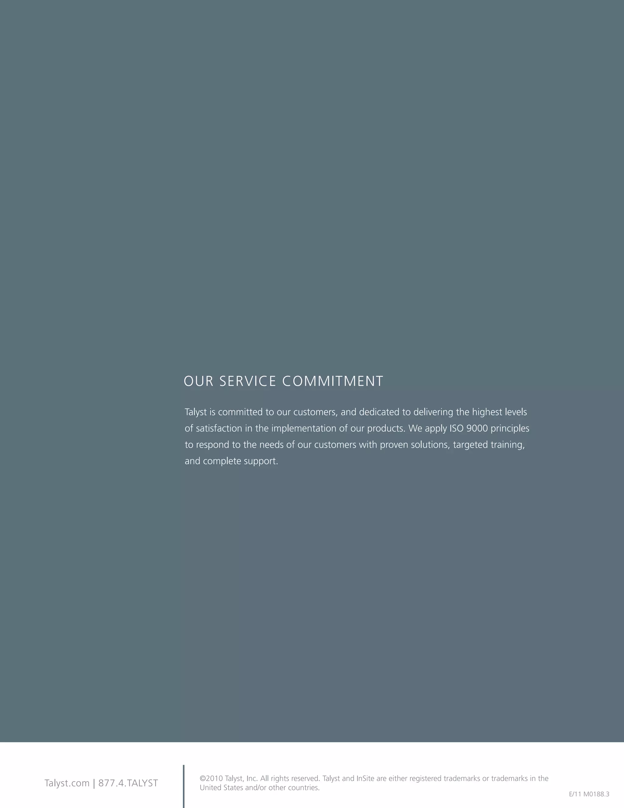 Talyst InSite for Corrections | PDF