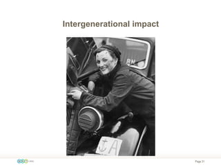 Page 31
Intergenerational impact
 