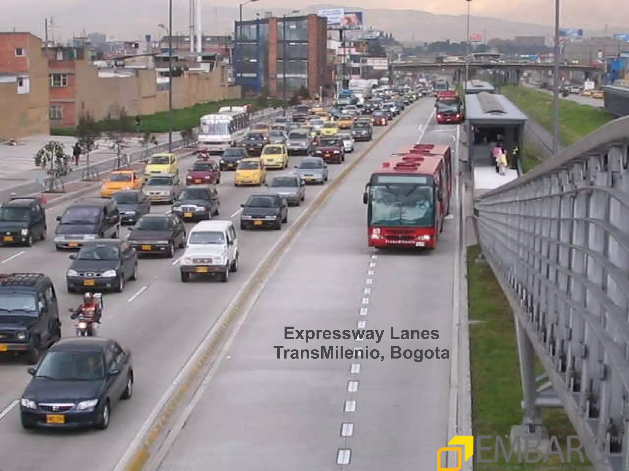 Expressway Lanes TransMilenio, Bogota 