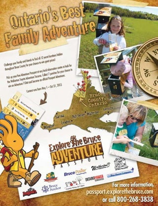 greybruceescape.ca | 2013 GUIDE BOOK 17
 