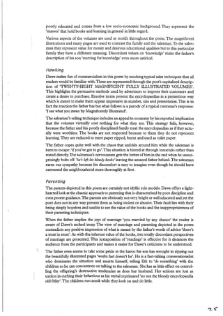 Bruce Dawe Analysis | PDF
