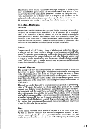 Bruce Dawe Analysis | PDF