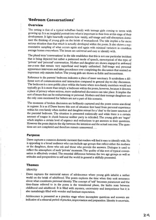 Bruce Dawe Analysis | PDF