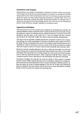 Bruce Dawe Analysis | PDF