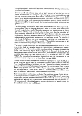 Bruce Dawe Analysis | PDF