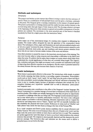 Bruce Dawe Analysis | PDF