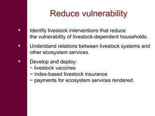 Knowledge to Action: ILRI’s role in pro-poor livestock research for development