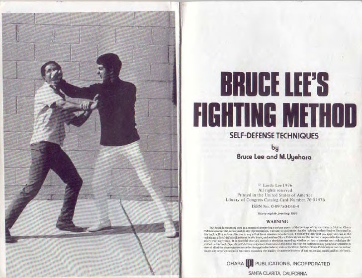 bruce lee fighting method book