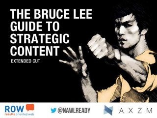 Bruce Lee Guide to Strategic Content (Extended Cut)