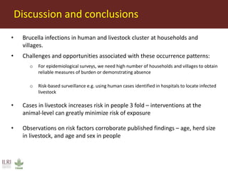 Seroepidemiology of Brucella spp. in humans and livestock in eastern Kenya: Opportunities for One Health interventions
