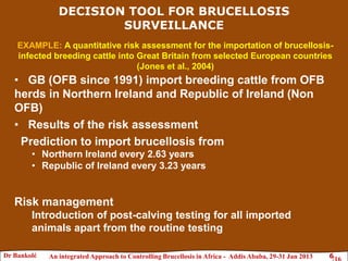 Brucellosis risk assessment