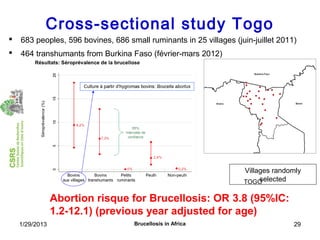 Economics of brucellosis