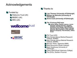 A framework for understanding zoonoses at the livestock-human interface in western Kenya
