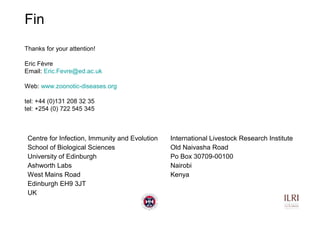 A framework for understanding zoonoses at the livestock-human interface in western Kenya