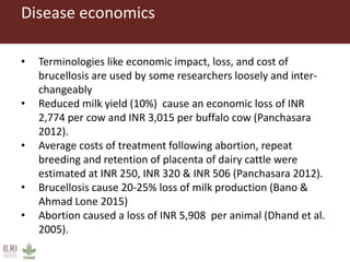 Epidemiological research on brucellosis in India: Knowledge generated and gaps