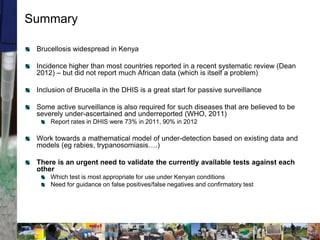 Two stories on brucellosis in Kenya