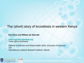Two stories on brucellosis in Kenya