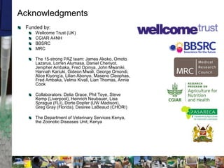 Two stories on brucellosis in Kenya