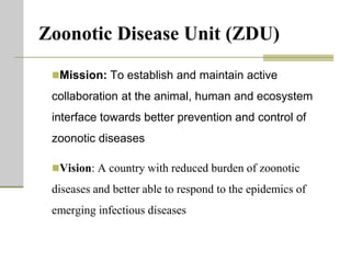 One Health units and brucellosis in Kenya