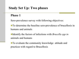 One Health units and brucellosis in Kenya