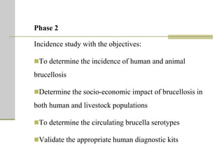 One Health units and brucellosis in Kenya