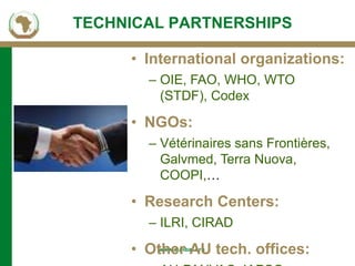 Background of AU-IBAR and brucellosis: Past, present and future in Middle and East (Africa)