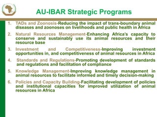 Background of AU-IBAR and brucellosis: Past, present and future in Middle and East (Africa)