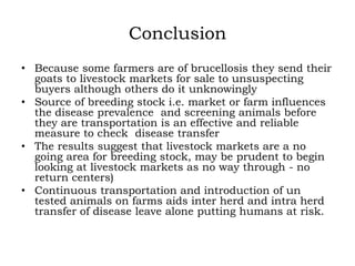 Prevalence of antibodies against Brucella among breeding goats in relation to source: A case study in Mbarara District, South Western Uganda