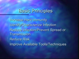 Overview of small animal brucellosis control strategies