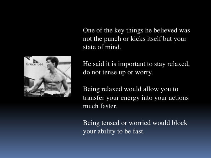 bruce lee speed training