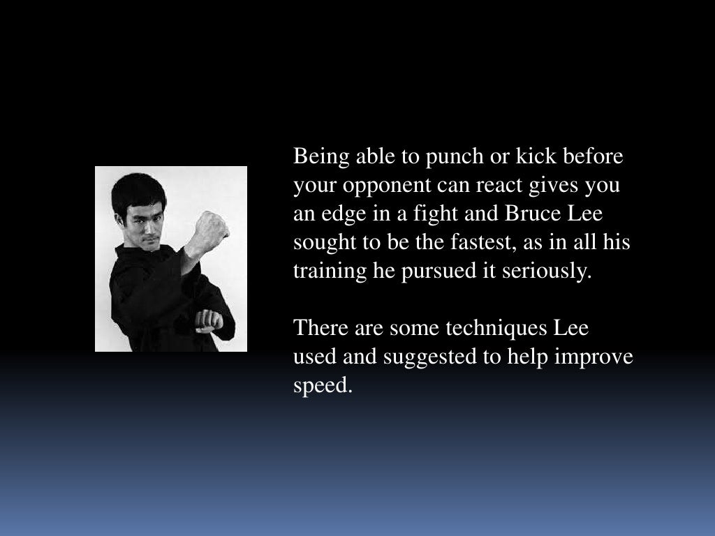 bruce lee fastest kick