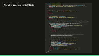 Service Worker Initial State
 