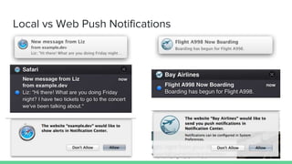 Local vs Web Push Notifications
 