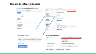Google Developers Console
 