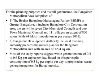BRUHAT BENGALURU MAHANAGARA PALIKE | PPTX