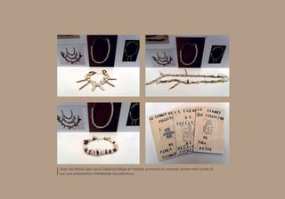 56
Avec les élèves des cours Dessin/collège et l’atelier primaire du samedi après-midi (cycle 3),
sur une proposition d’Adélaïde Gaudéchoux.
 