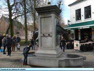 Fuente de las cabezas de caballo.
 