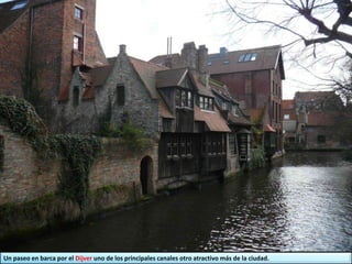 Un paseo en barca por el Dijver uno de los principales canales otro atractivo más de la ciudad.
 