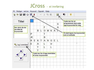 JCross  -  ei innføring 