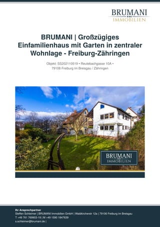 Brumani Immobilien - Immobilienmakler Freiburg