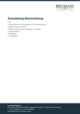 Brumani Immobilien - Immobilienmakler Freiburg
