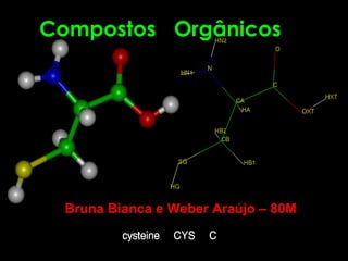 Compostos  Orgânicos Bruna Bianca e Weber Araújo – 80M 