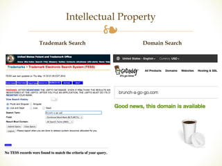 Intellectual Property 
❧ 
Trademark Search Domain Search 
 