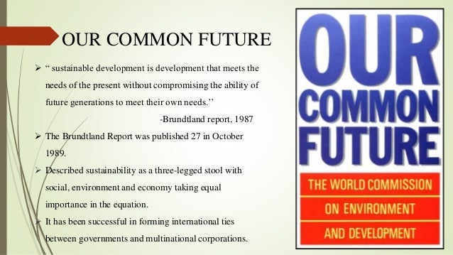 BRUNDTLANDRAPPORTEN 1987 PDF BRUNDTLANDRAPPORTEN 1987 PDF